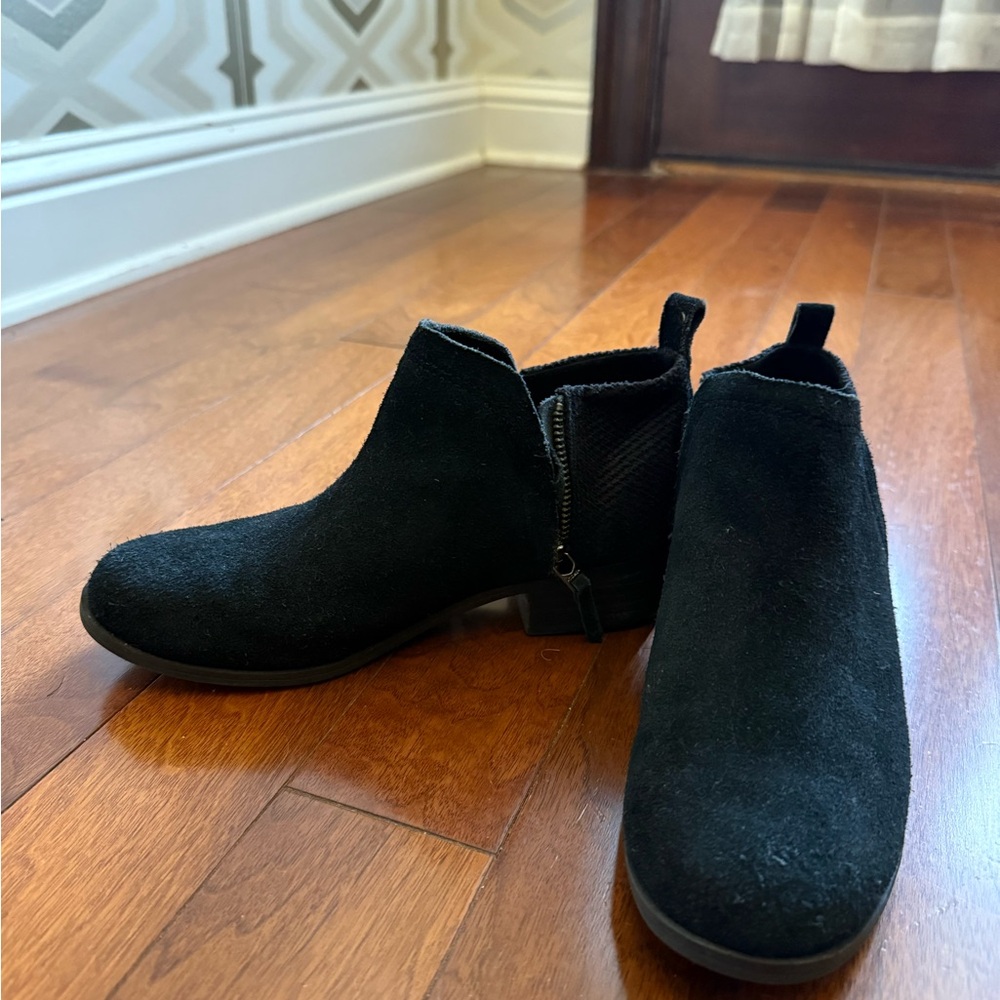 Toms Black Ankle Booties